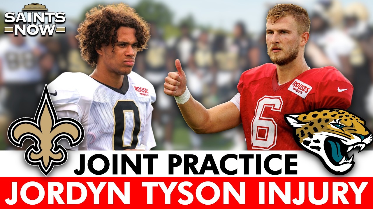 Saints News After Jaguars Joint Practice: Jordyn Tyson INJURY + Chris Olave & Tyler Shough COOKED!