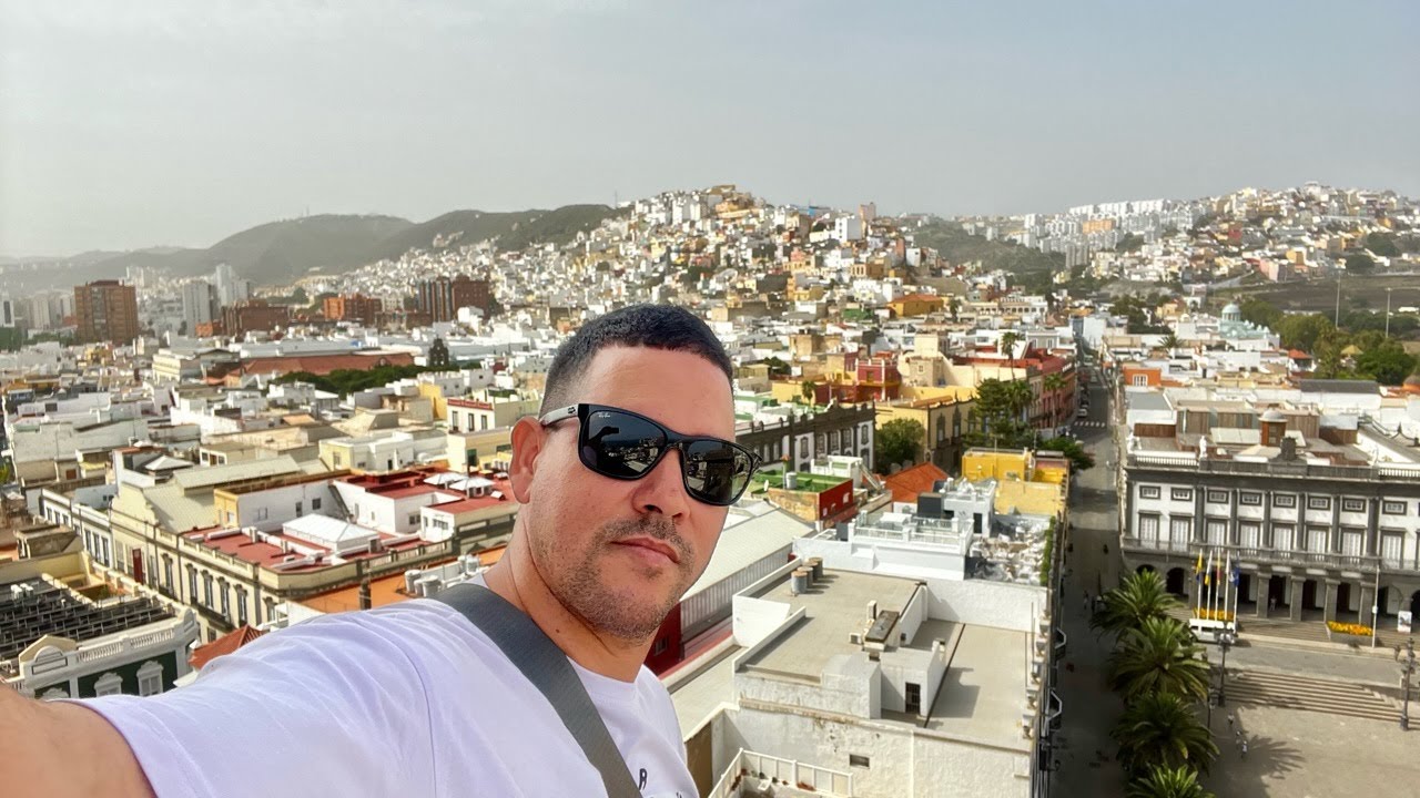 🇮🇨GRAN CANARIA LAS PALMAS. Torre Catedral de Santa Ana y calle TRIANA