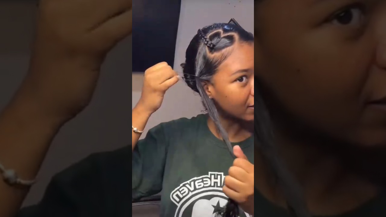 Penteado F&aacute;cil com Cora&ccedil;&atilde;o Para cabelos cacheados ❤️#cachos #penteados #hairstyle #shorts