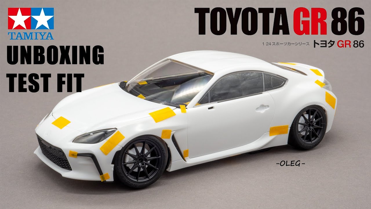 1/24 Toyota GR 86. Обзор. Tamiya 24361 #1
