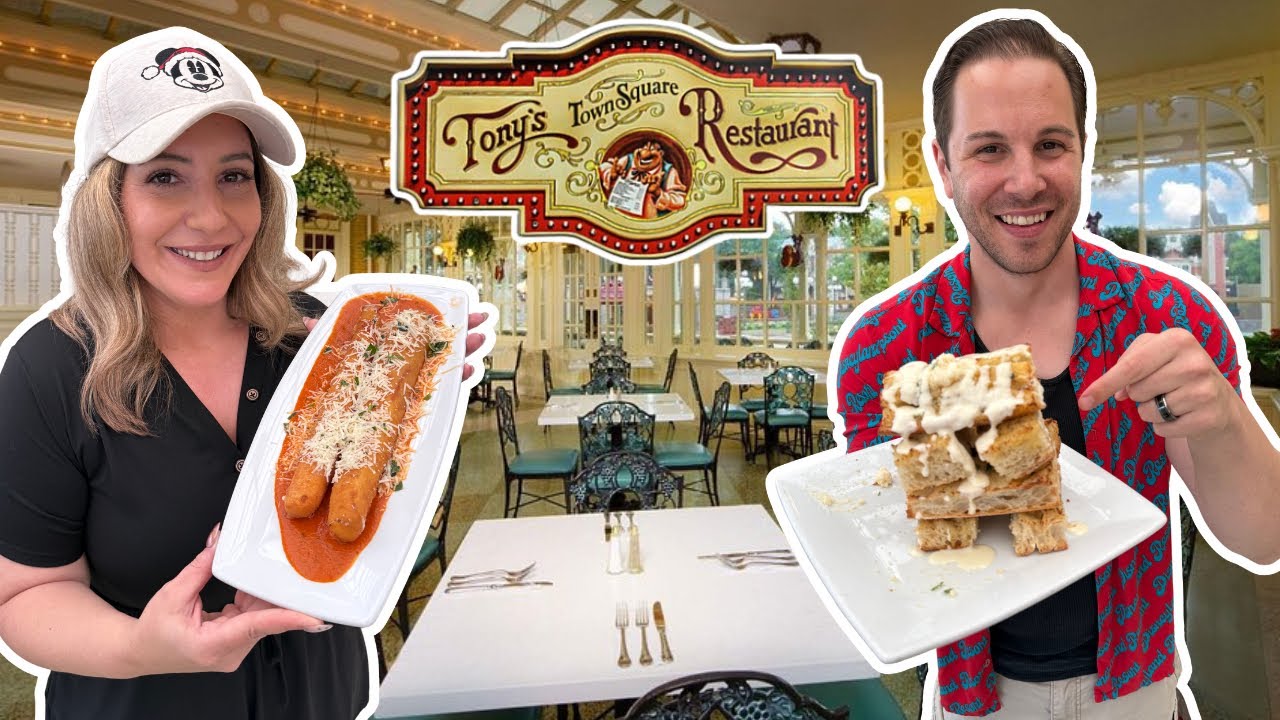 Ресторан Tony's Town Square — лучший итальянский ресторан в Диснейленде? Magic Kingdom