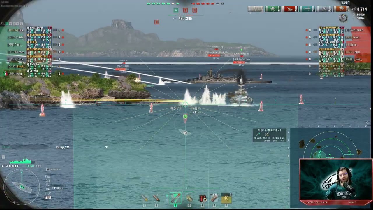 wows replay ranked hughes one handed