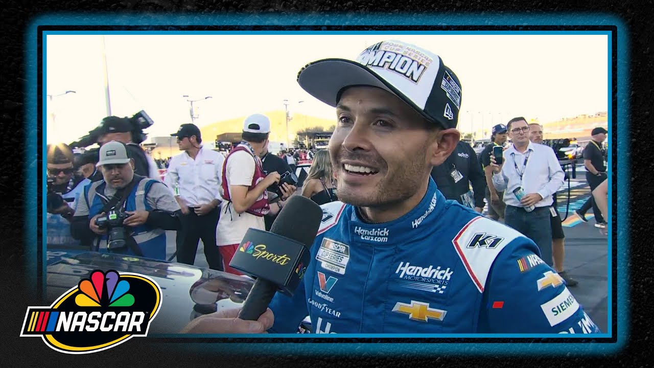 Kyle Larson 'can't believe' winning second NASCAR Cup Series Championship | Motorsports on NBC