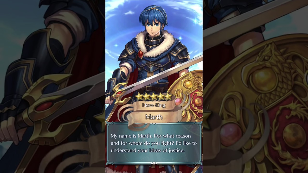 Fire Emblem Heroes - I FINALLY GOT MARTH!!!!!