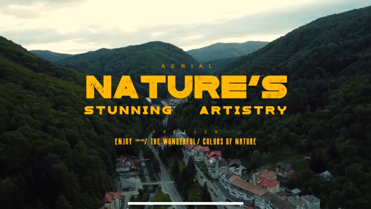 Slănic Moldova Aerial Video Dronă 2024 Mai - weekend pascal 🏡🌲🌸🚁