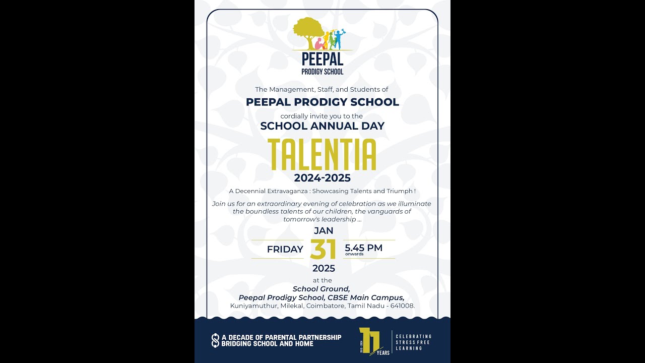PEEPAL PRODIGY SCHOOL  - TALENTIA  2024-25