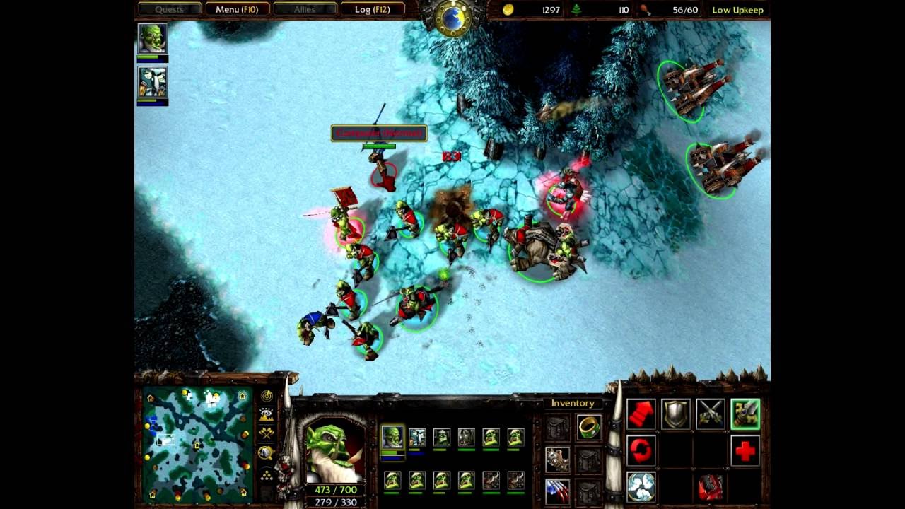 ASMR: Warcraft 3 Frozen Throne (Orcs vs normal PC)
