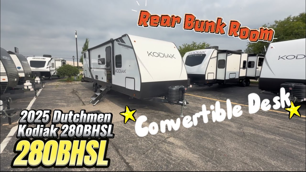 Swiss Army Bunkroom | 2025 Dutchmen Kodiak 280BHSL | Veurinks RV Center. Grand Rapids, Mi dealer.
