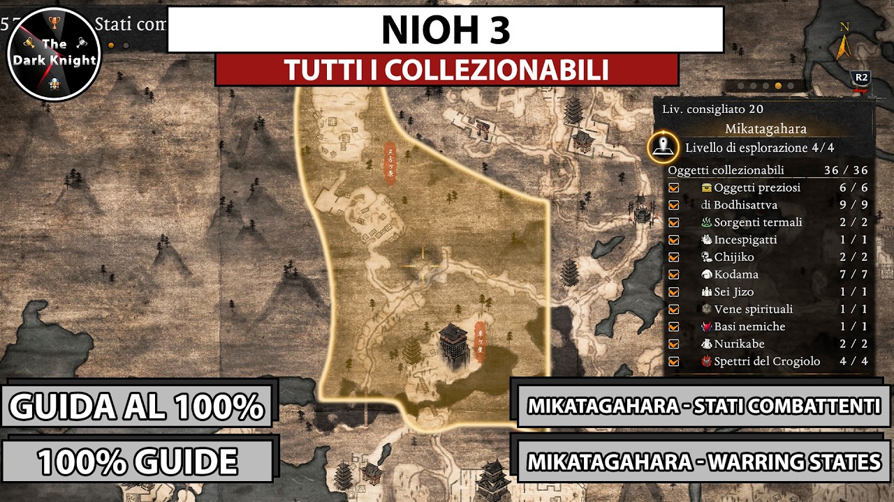 Nioh 3: Tutti i collezionabili - Mikatagahara (Stati combattenti) - Collectibles