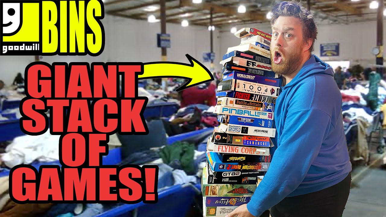 These Goodwill Bins VIDEO GAMES Sold For $$$$$$