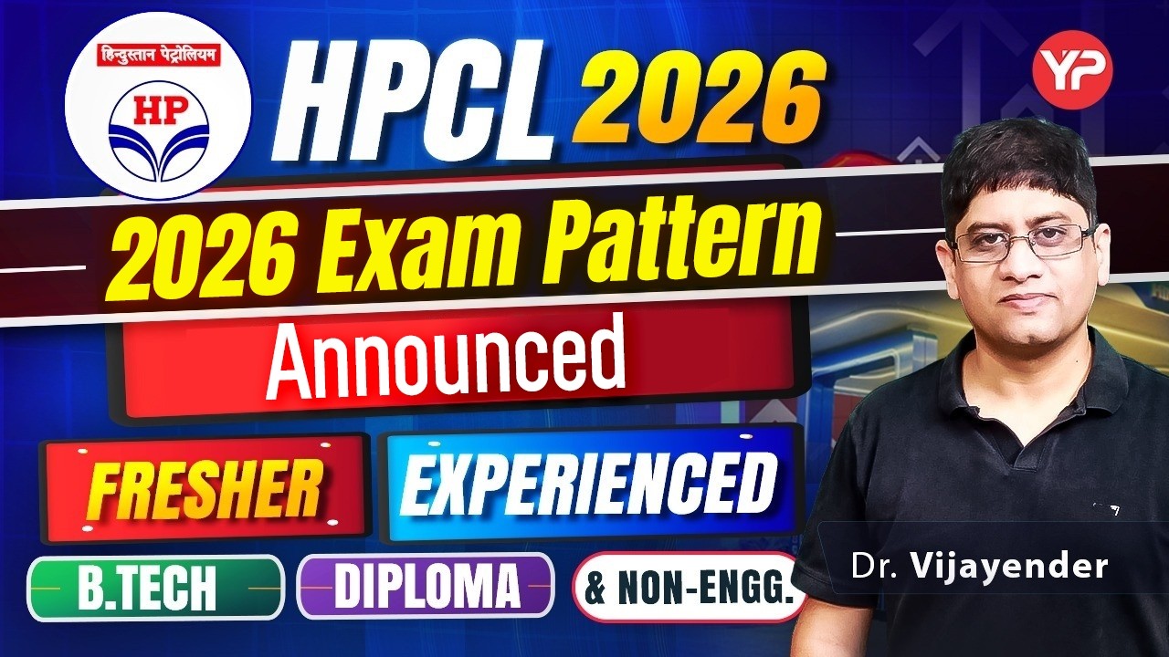 Exam pattern update | HPCL Officer & JEO Freshers & Experience 2026 Recruitment Notification