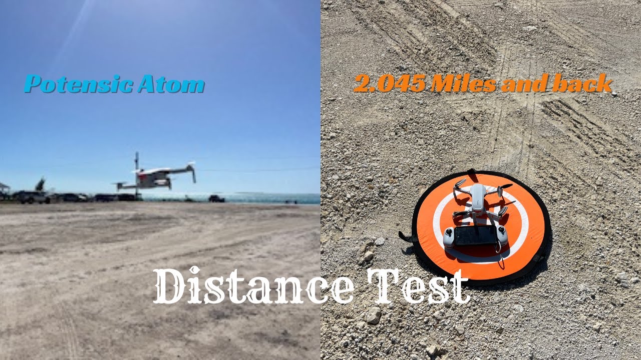 Potensic Atom mini drone flew 2.045 Miles and came back