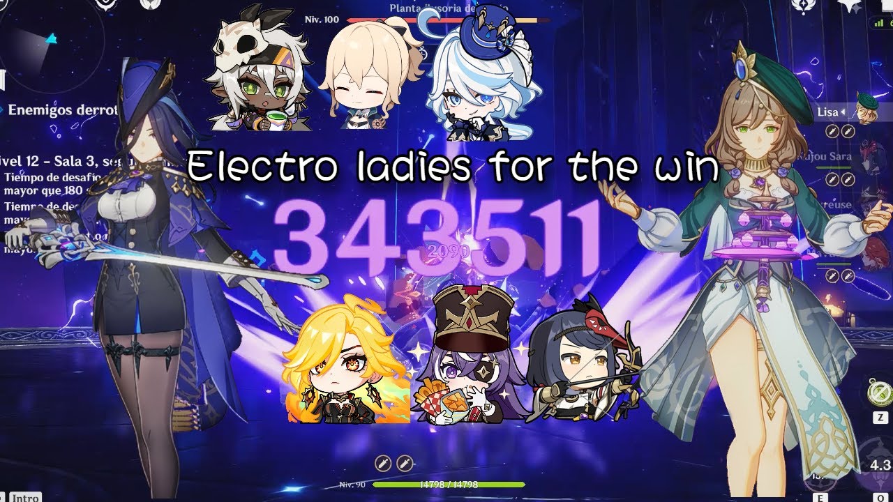 NEW ABYSS FOR LISA! C0 Clorinde taser & C6 Lisa hyperloaded  vs 5.6/5.7 abyss 12. Full 9 stars【原神】