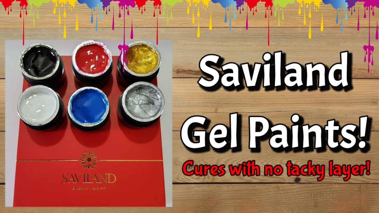 SAVILAND GEL PAINTS 🎨 | GLOSSY FINISH & NO TACKY LAYER 🤔
