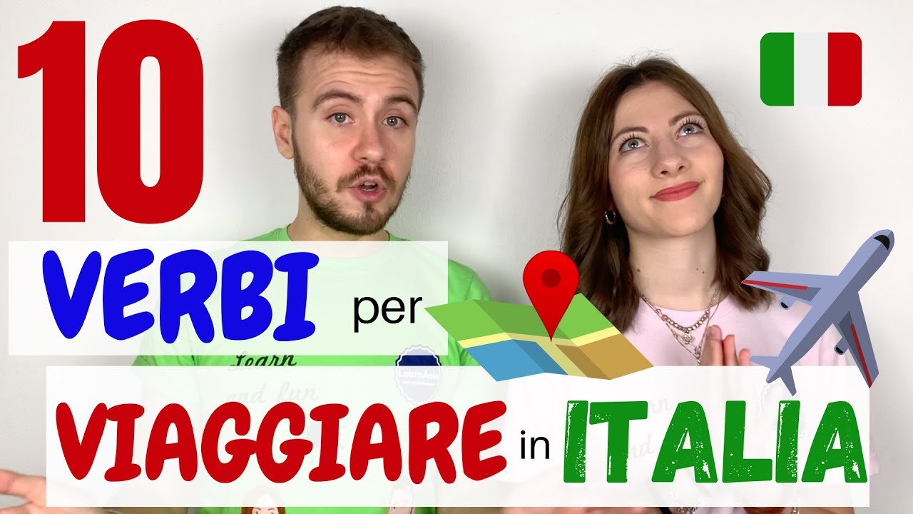 10 VERBI che DEVI CONOSCERE per VIAGGIARE in Italia! - Impara l’ITALIANO e Parti SUBITO! ✈️ 🇮🇹