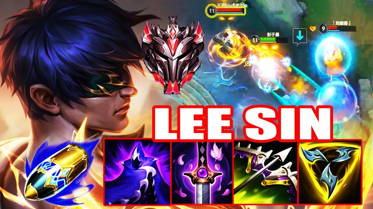 WILD RIFT CHINA TOP1 LEE SIN - 15KILL GRANDMASTER RANK GAMEPLAY - TOP1 BEST LEESIN BUILD RUNES