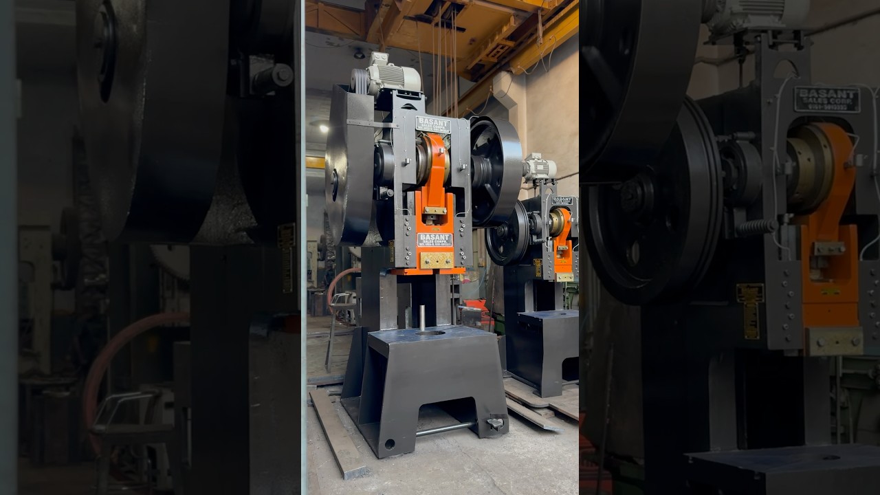 C Frame Power Press 200 Tons Basant Power Press - 9915583333 #powerpress #machine #basantpowerpress