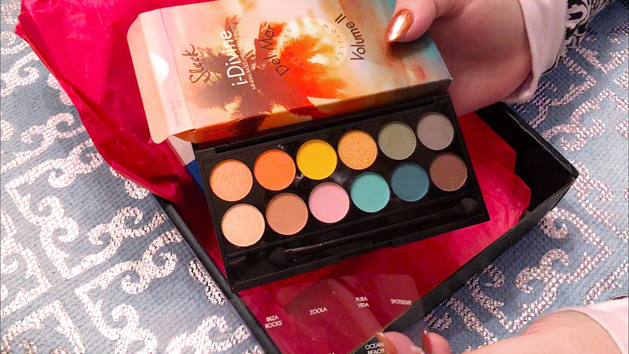 ASMR Sleek Makeup Unboxing ~ Update/Q&A Submissions ~ Soft Spoken