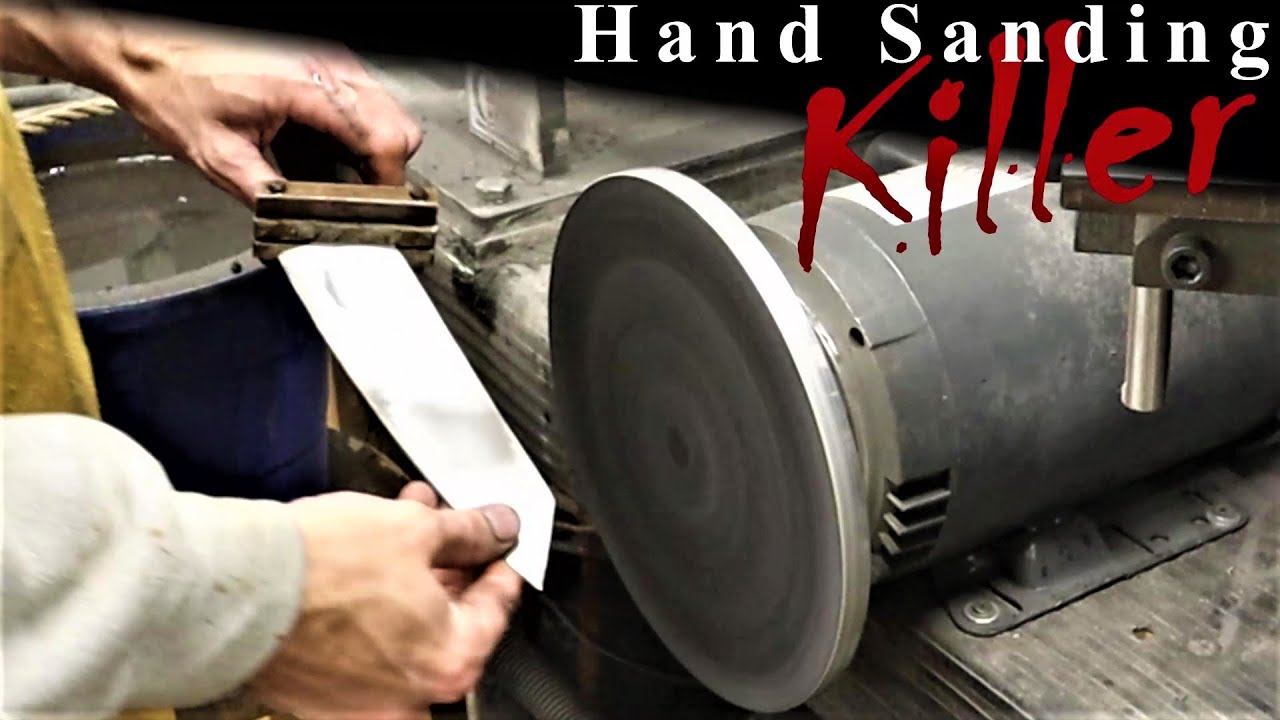 Why the Disc sander is so important for knifemaking