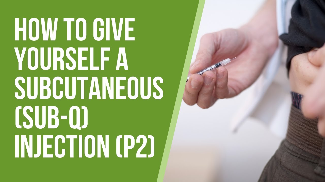 How to Give Yourself A Subcutaneous (Sub-Q) Injection (PART 2) | Well Life ABQ