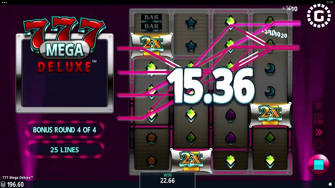 777 Mega Deluxe by Crazy Tooth Studio Slot Features | GamblerID