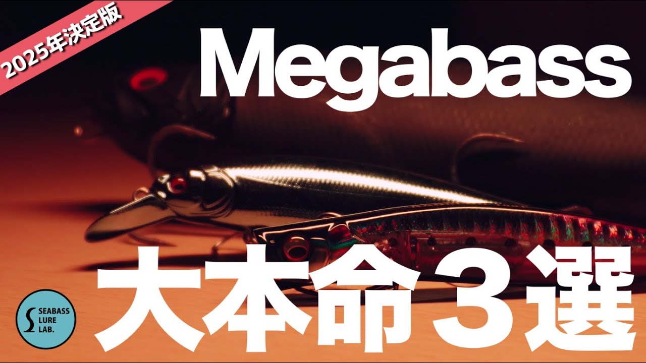 【2025年決定版】メーカー別激推しルアーBEST3！〜Megabass（メガバス）編〜【シーバス】