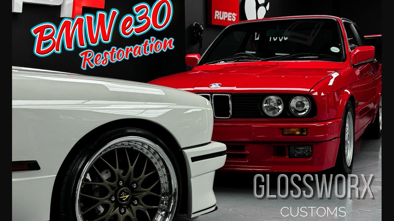 Процесс реставрации и перекраски BMW e30 Gusheshe 325is