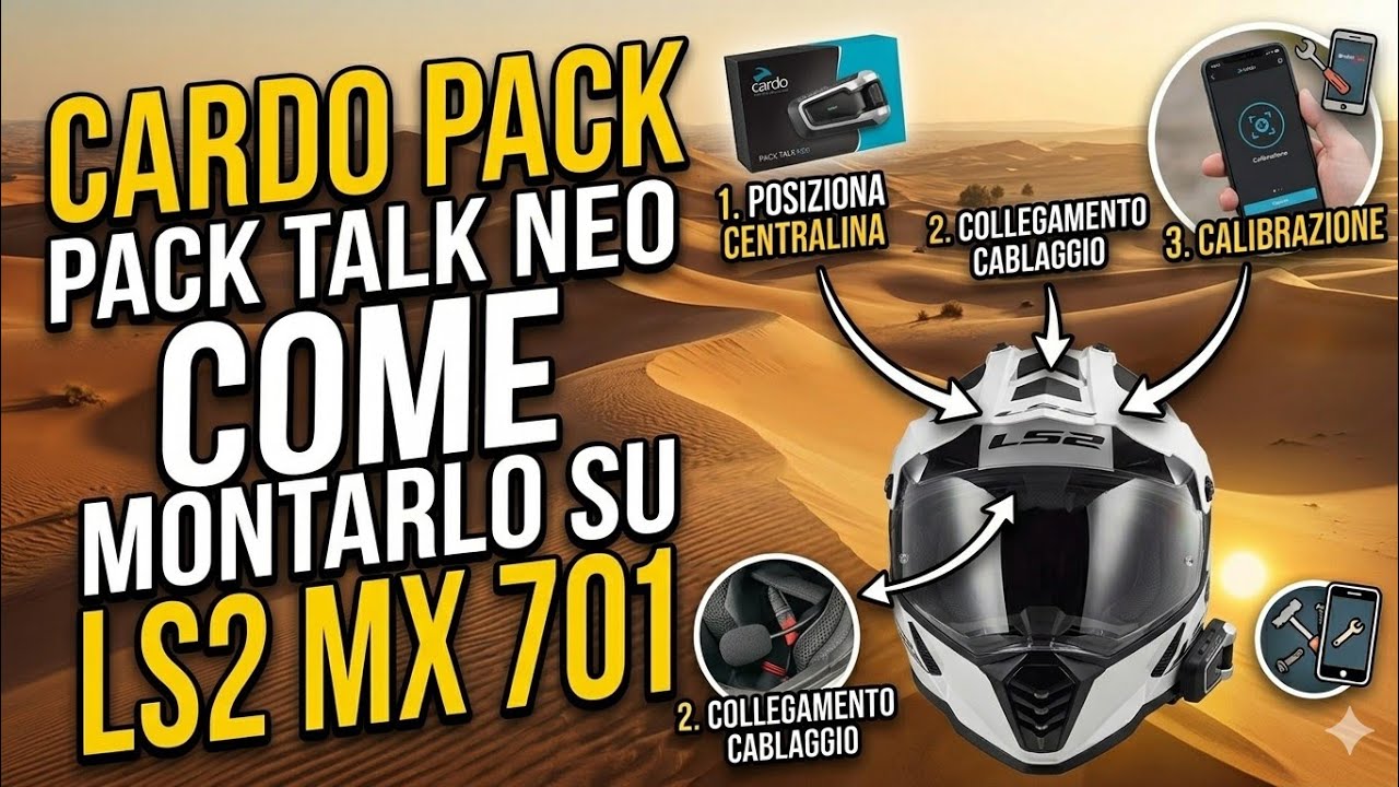 Cardo Pack Talk Neo come montarlo