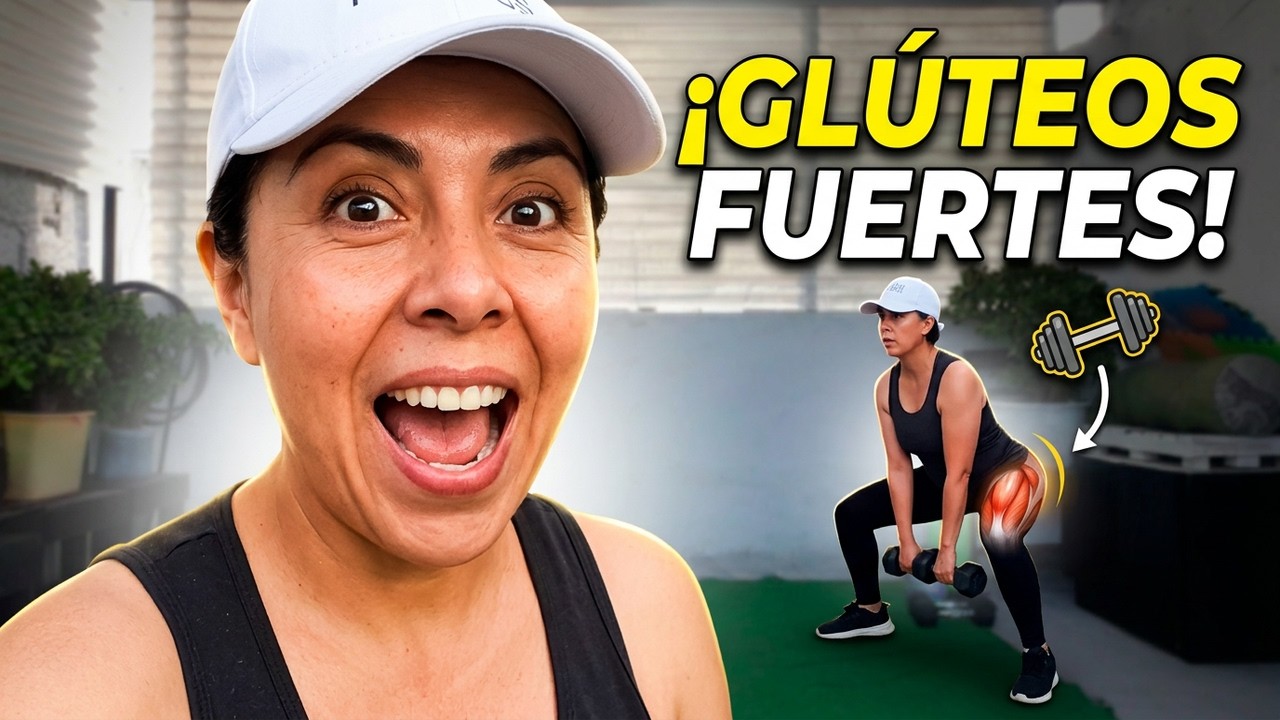 Piernas y Glúteos con Mancuernas | Fortalece la Parte Inferior +50 en Casa@Activa_y_Plena50​
