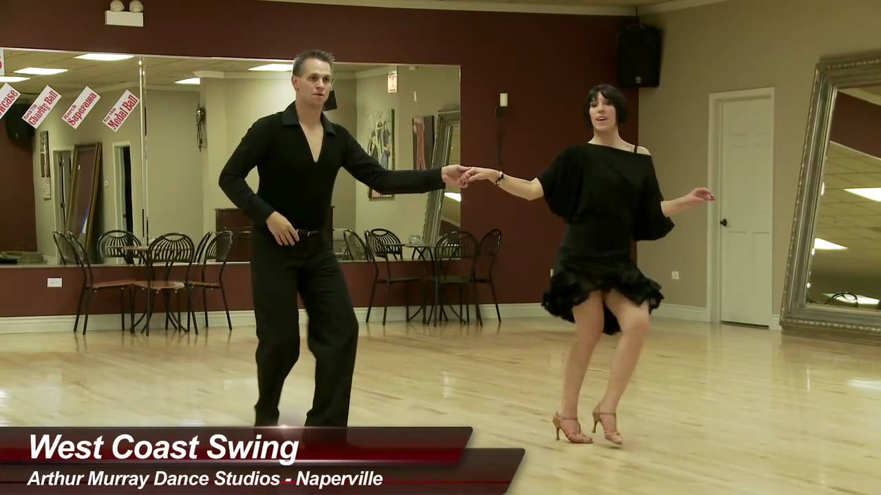 West Coast Swing - James Dutton & Kelly Lakomy dance at Arthur Murray Naperville Dance Studio