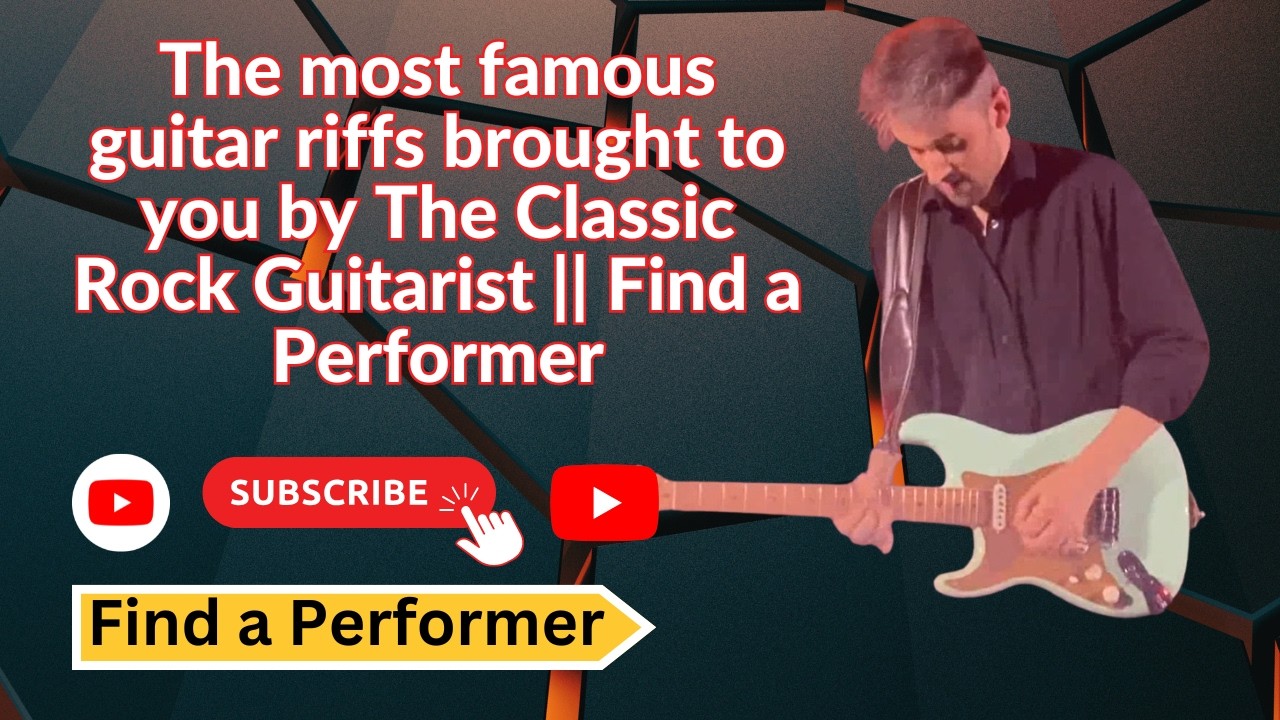 The most famous guitar riffs brought to you by The Classic Rock Guitarist || Find a Performer