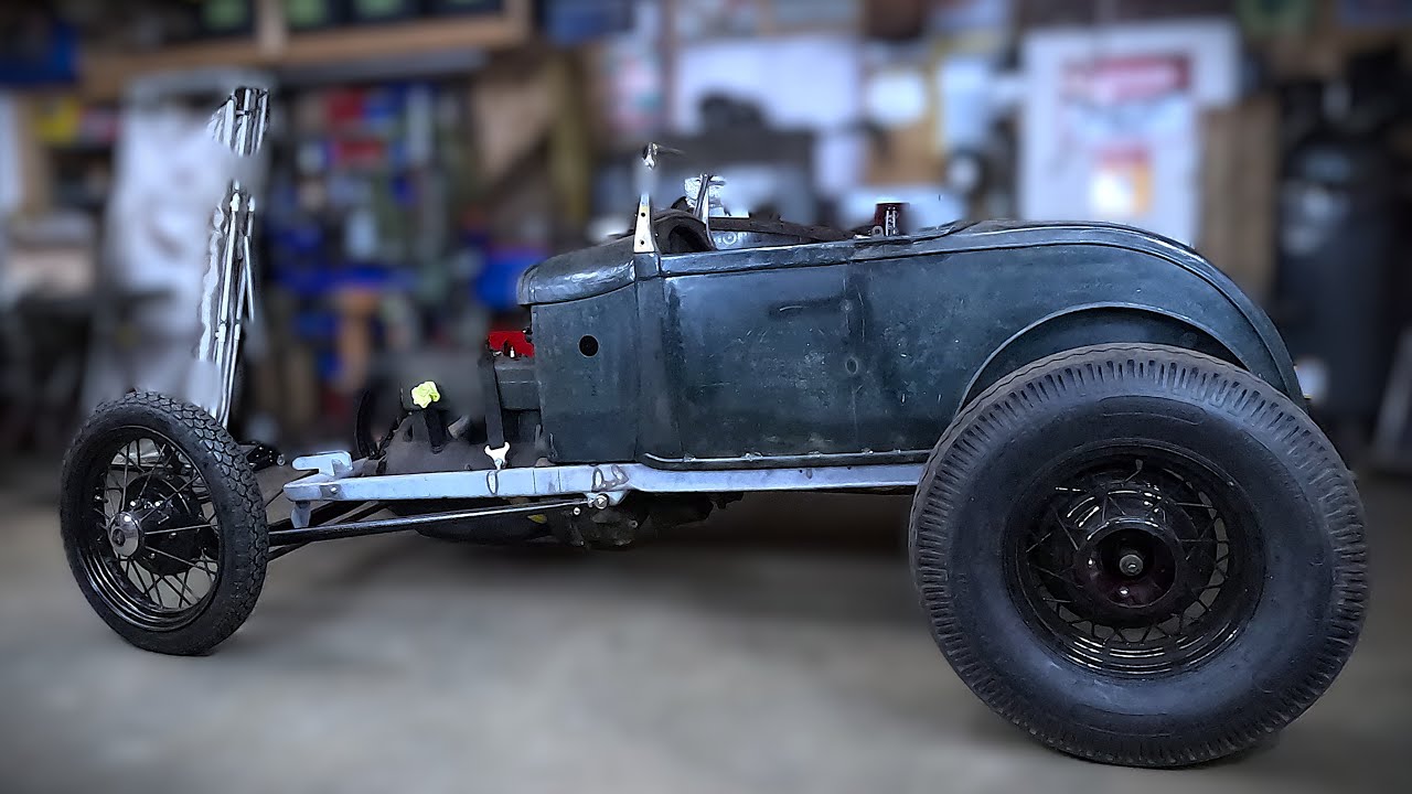 1929 Ford Model A Mini Roadster Racecar mock up part 1 