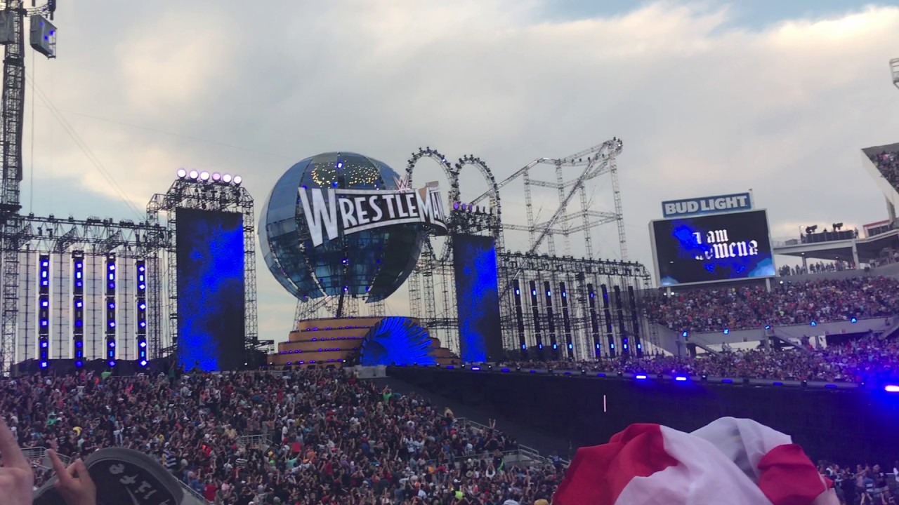 WRESTLEMANIA 33 Entrance Shane McMahon & AJ Styles