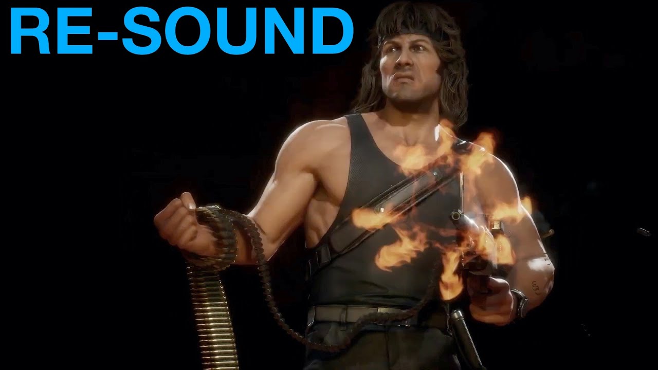 Mortal Kombat 11 Ultimate - Rambo Guns Blazing Victory Pose [RE-SOUND]