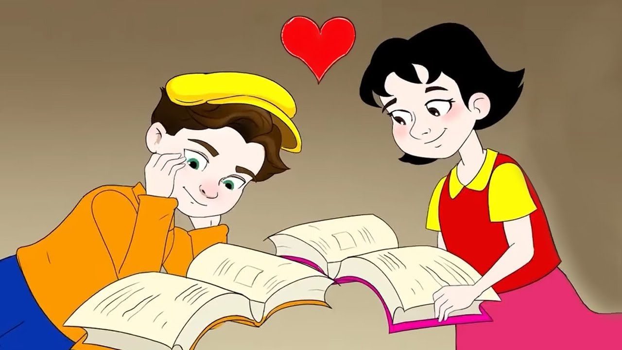Heidi y Peter Leyendo un LibroJuntos 🧡