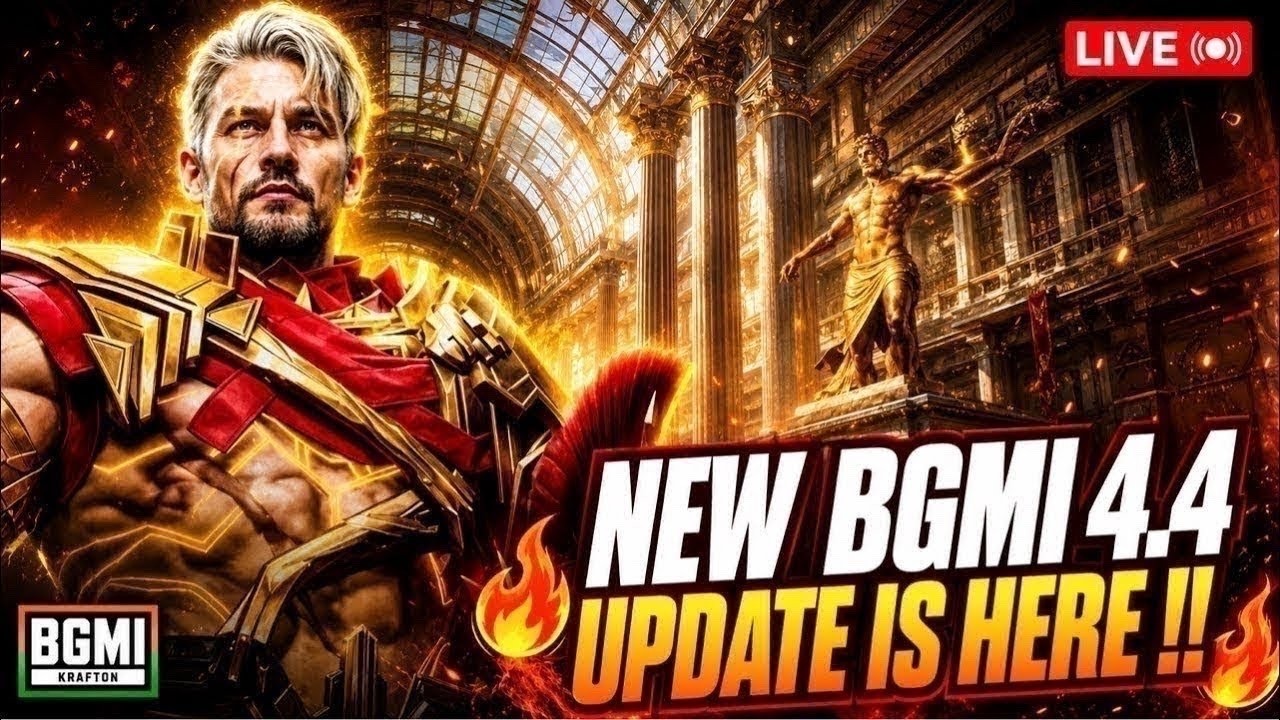 BGMI 4.4 UPDATE IS HERE 😱🔥 | New Theme Mode, Features & Rewards | GODZILLAūLIVE