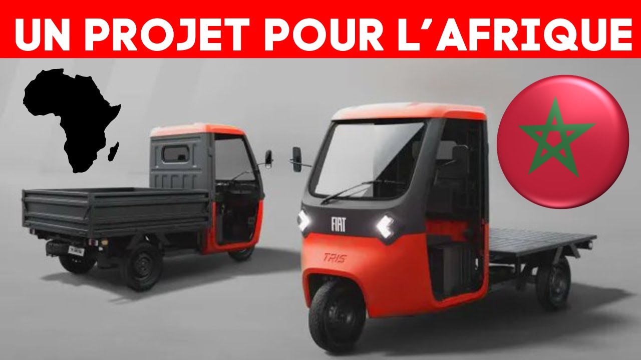 Fiat Tris : Le premier véhicule électrique à 3 roues fabriqué au Maroc
