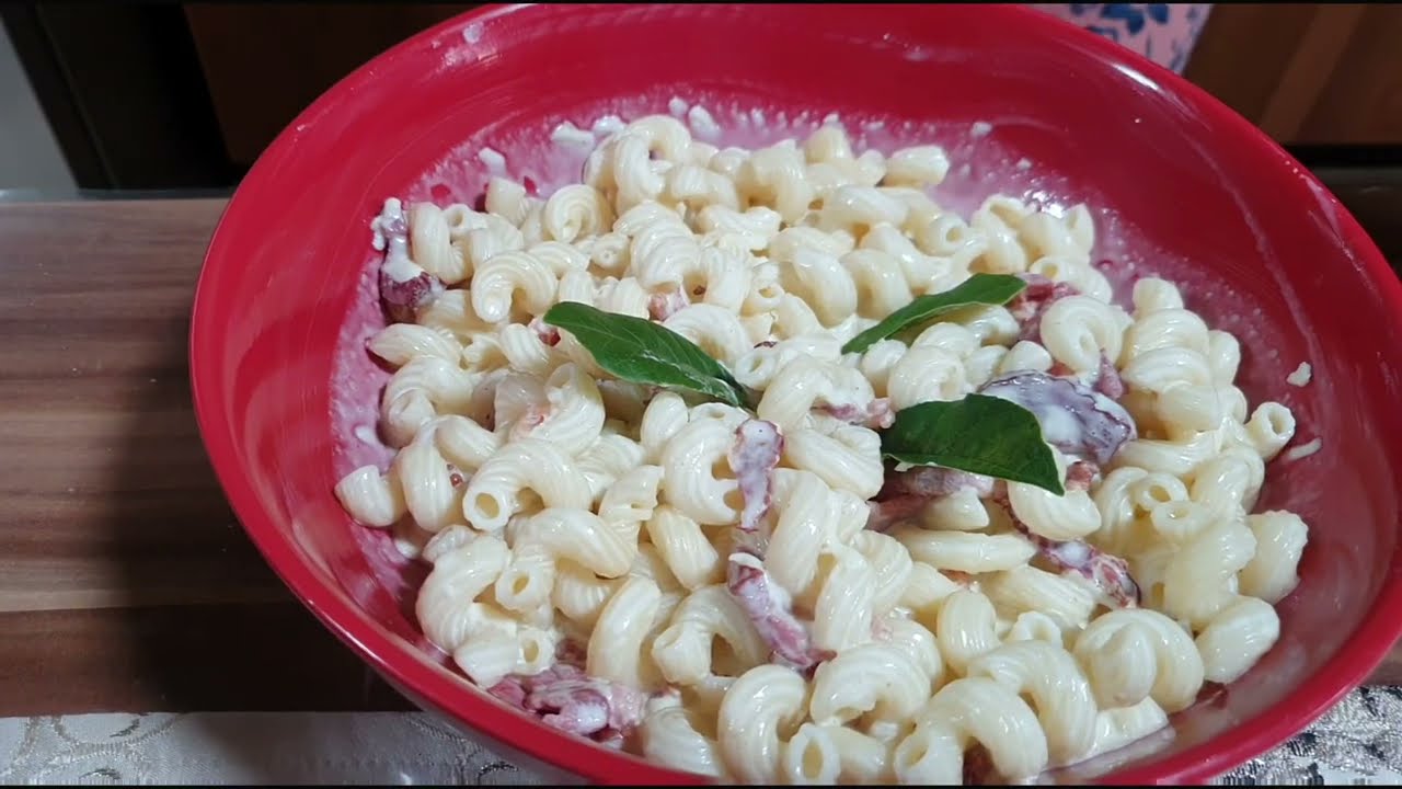 Paste cu bacon,smântână și cascaval rețeta superdelicioasa.@madymarion3839