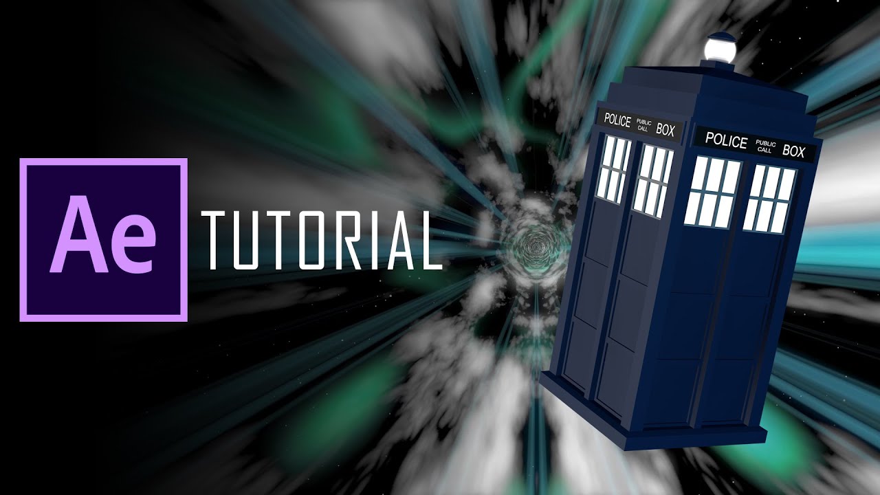 [GER / EN sub] After Effects: Dr. Who inspirierter Time Warp Tunnel (ohne Plugins)