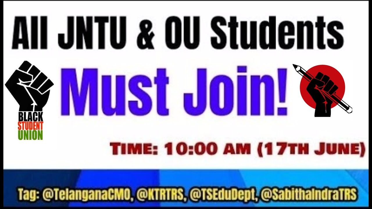 Important:twitter trend all jntu&ou students must join!
