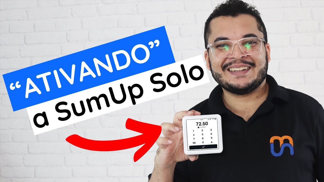 Como CONFIGURAR / ATIVAR a maquininha de Cartão SUMUP SOLO e Solo Printer?