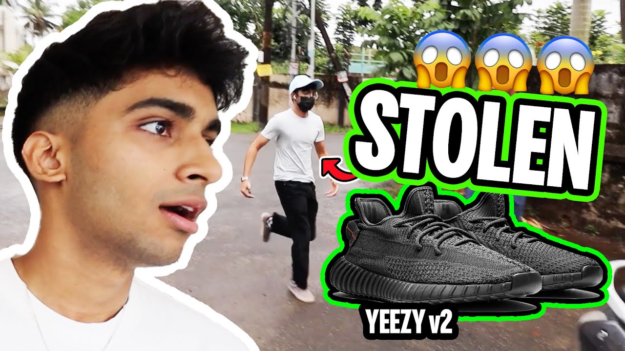 STEALING HIS YEEZYS!!!! (PRANK)