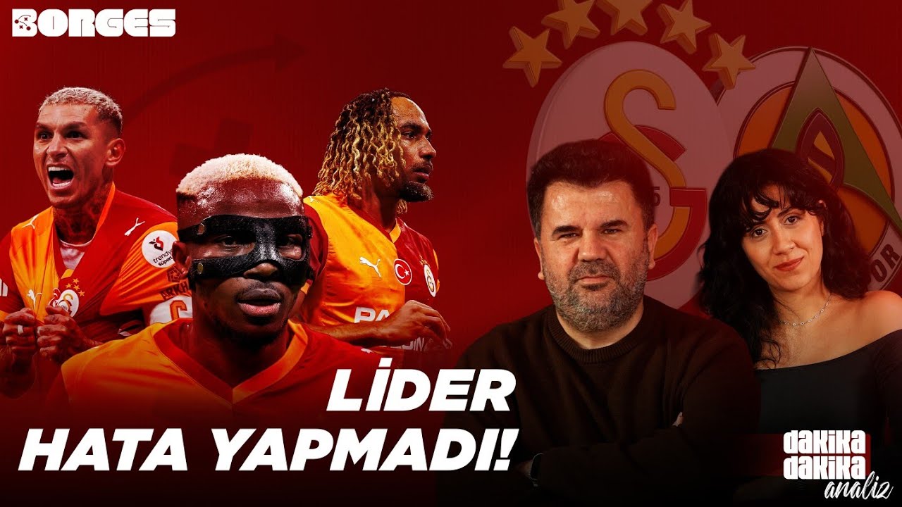 LİDER HATA YAPMADI I  GALATASARAY 3-1 ALANYASPOR I DAKİKA DAKİKA ANALİZ