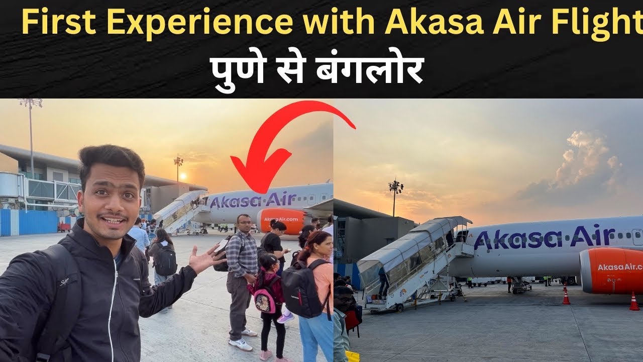 *Flight me hua ye dhoka ₹350 ke bad bhi* Pune To Banglore Akasa Air Flight Journey | Economy review