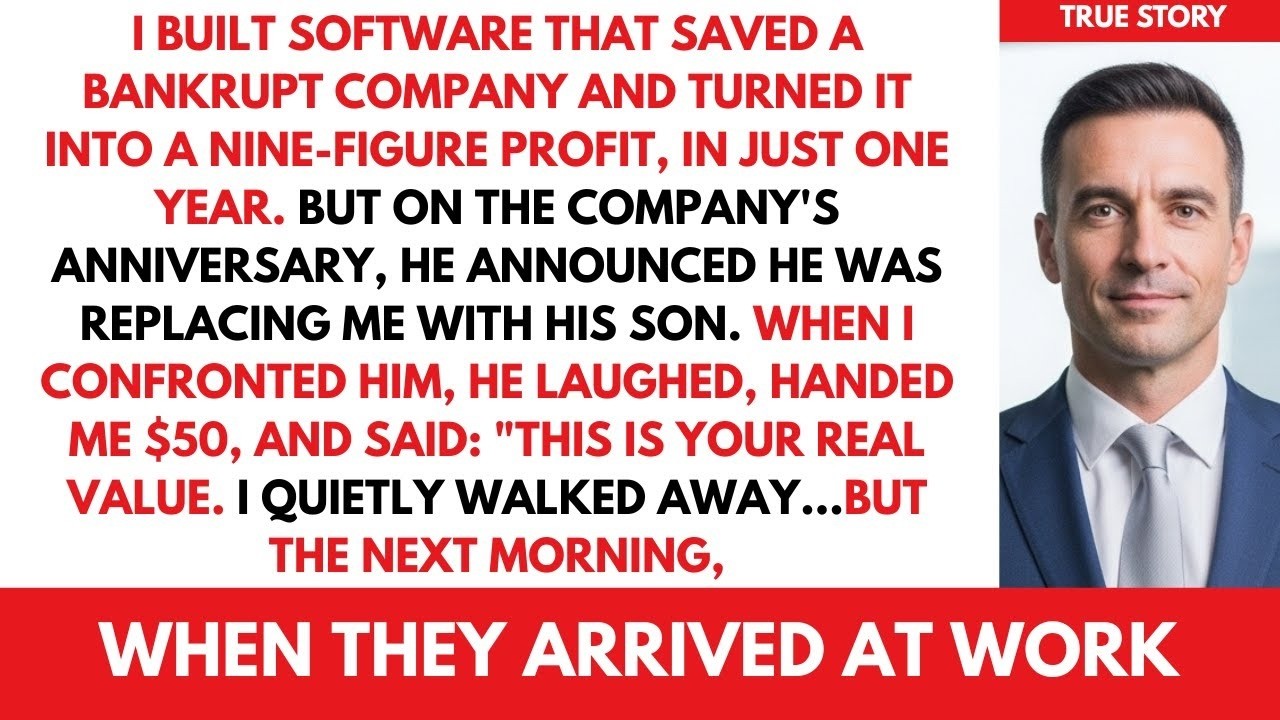 “I Saved the Company. He Replaced Me With His Son. Big Mistake.” | CORPORATE REVENGE