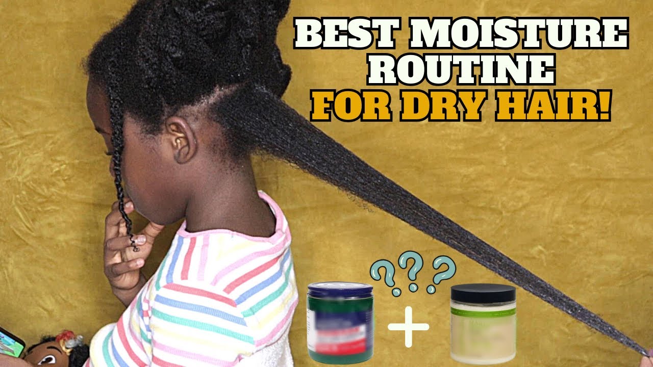 WATCH THIS - the BEST moisture routine for DRY hair and GROWTH!