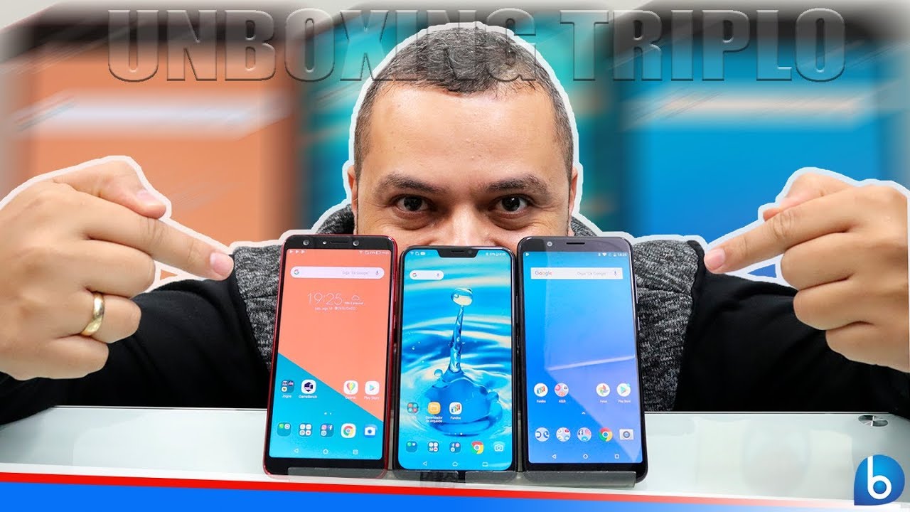 UNBOXING TRIPLO! ZENFONE 5Z | ZENFONE 5 SELFIE | ZENFONE MAX PRO M1