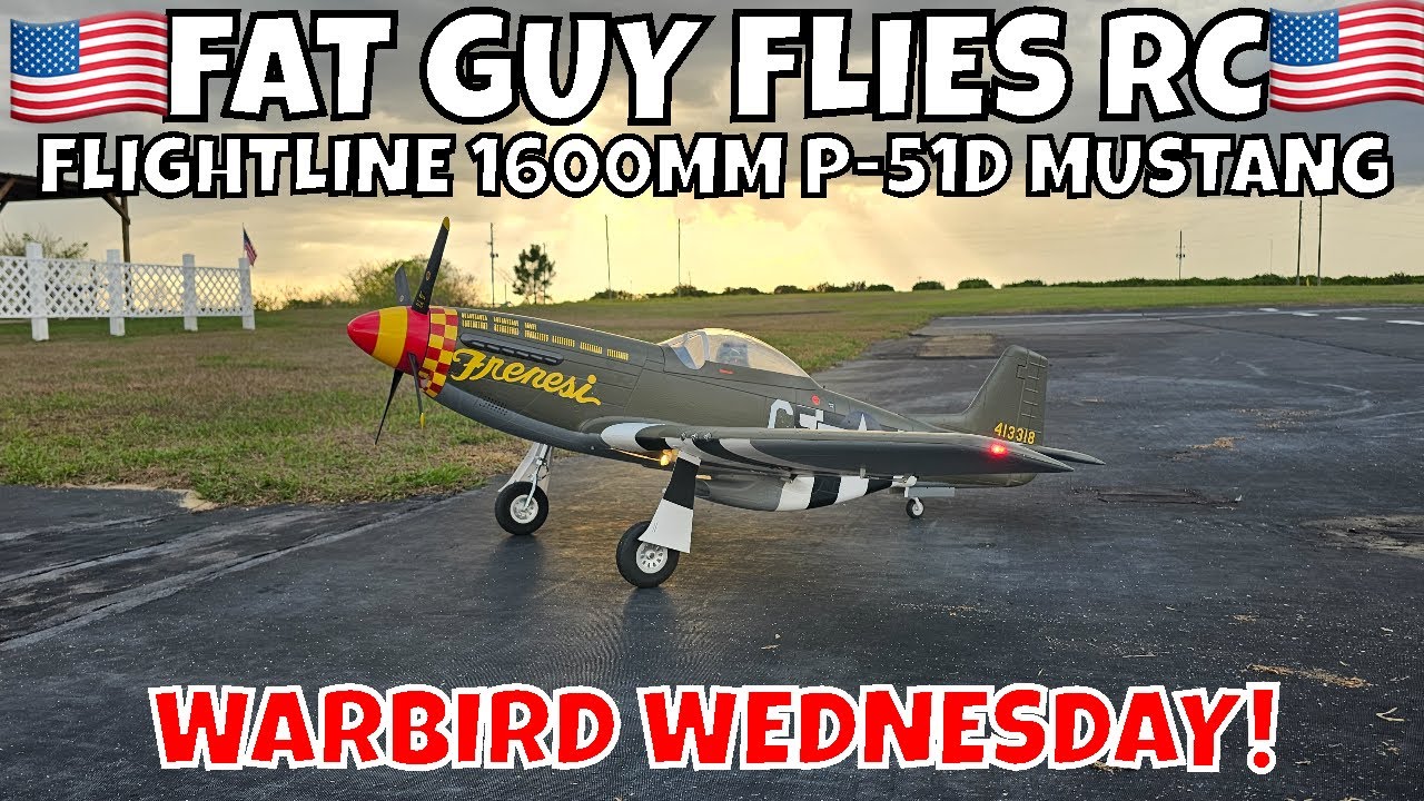 NEW! WARBIRD WEDNESDAY FLIGHTLINE P-51D by FGFRC #aviation #rcplane