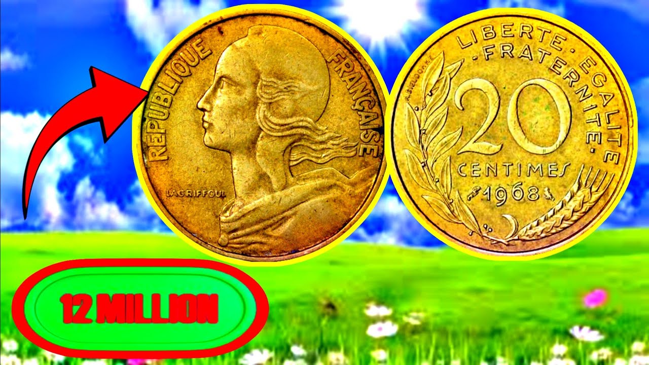 France 20 Centimes Golden Shade Coin Sold for Millions! Numismatic Treasure!