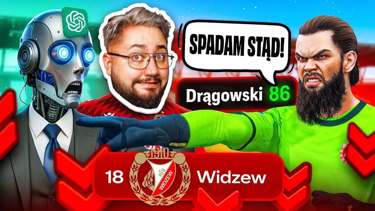 🤖 Problemy CHATAGPT w WIDZEWIE ŁÓDŹ w FC26! 🔴